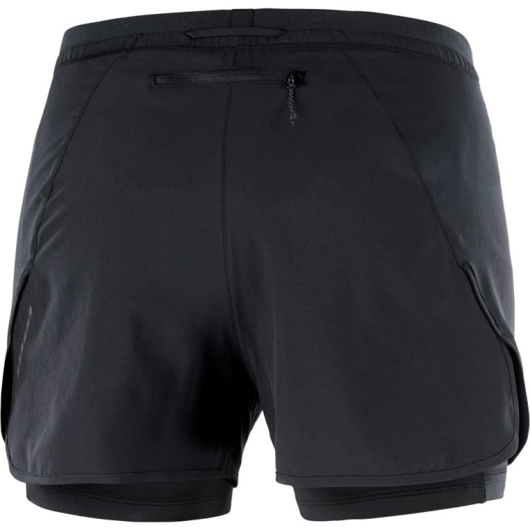 Salomon Cross 2in1 Women's Running Shorts Black | CA 93S71